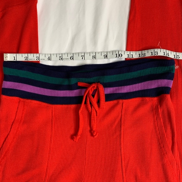 NWOT Aerie Red Jogger Pants With Pockets - Picture 6 of 9